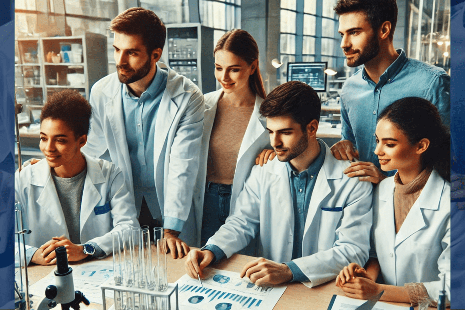 Featured image of the article Understanding Trust: Recent Advances in Psychological and Neuroscientific Research shows scientists gathered over a table.