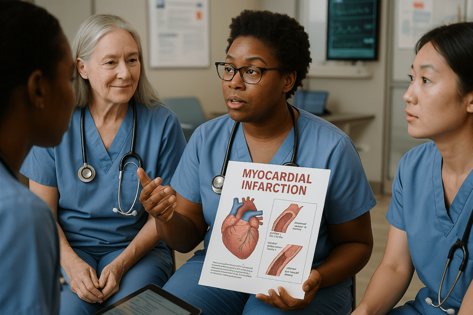 Featured image of the article Enhancing Nurses’ Knowledge about Myocardial Infarction Latest Scientific Insights.