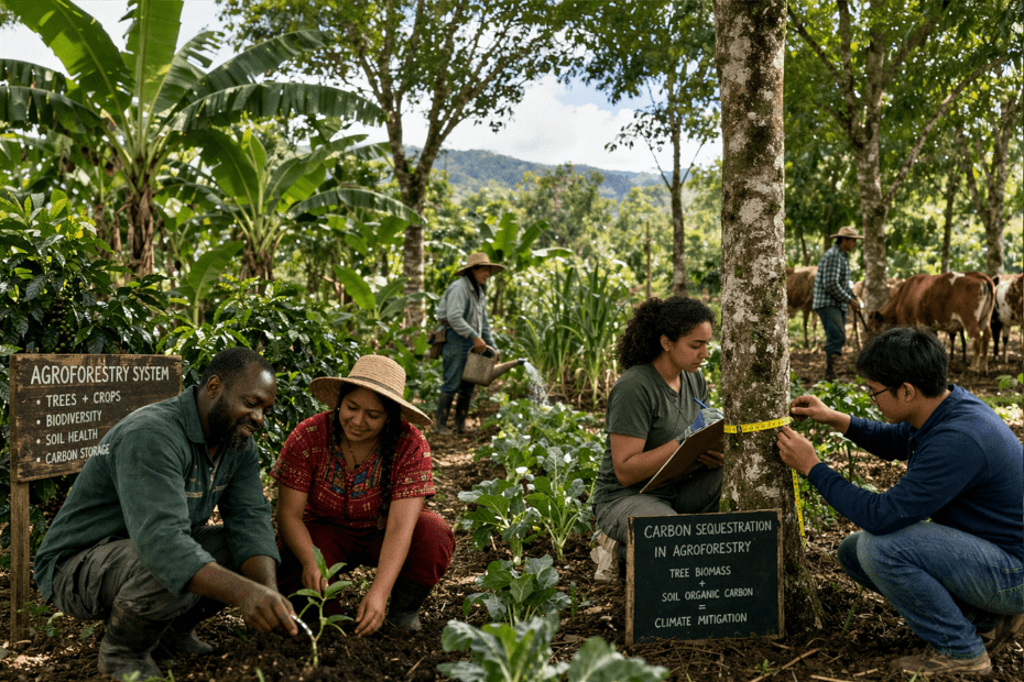 Featured image of the article Agroforestry Systems: Latest Scientific Advances and Challenges in Sustainable Agriculture.
